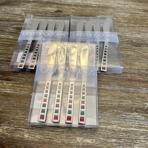 Set Of 12 Bloomingdales Spreaders Cambridge Mosaic Handle Butter Knives Flatware